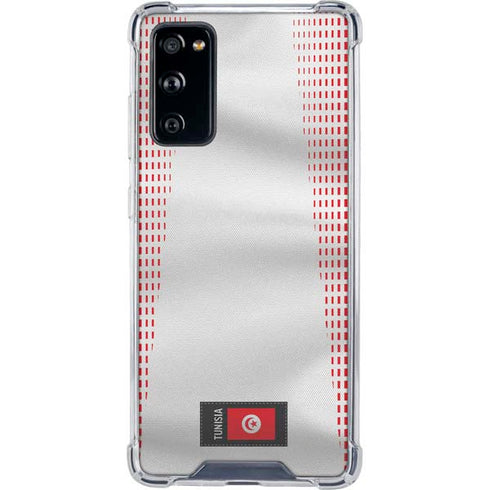 Tunisia Soccer Flag Galaxy S20 FE Clear Case